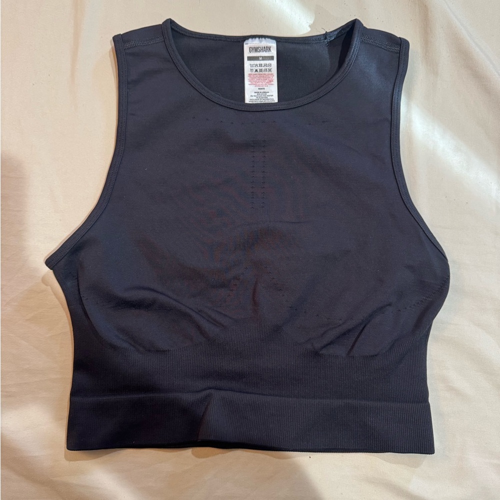 Black Gymshark Crop Top